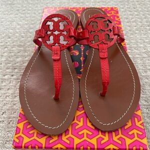 Tory Burch Gabriel Flat Thong Sandals sz 9